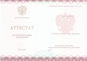 Аттестат за 9 класс 2013-2019 в Пушкино